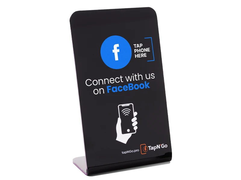 Predesigned NFC Stand With Follow us on Instagram Design