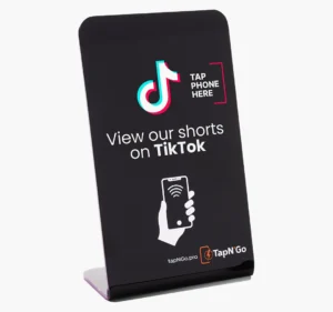 Watch Our TikTok — NFC Social Stand (Tap to Follow)