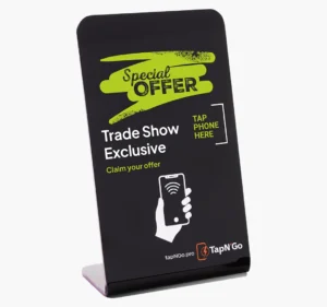 Tap to Claim Your Offer — NFC Promotions & Giveaways Stand